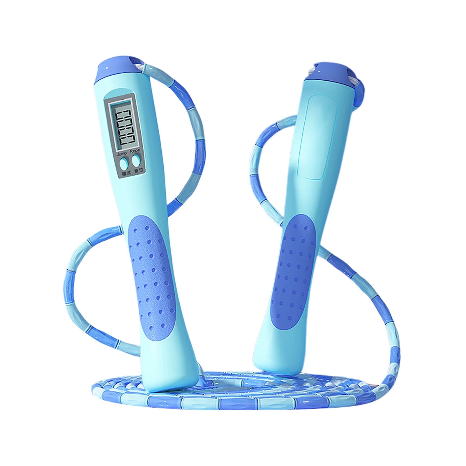 Counting Jump Rope with Digital Counter and Timer Smart Skipping Rope with LED Display Workout Jump Rope Adjustable for Fitness Home Gym Exercise Cardio Burn Calories Durable Lightweight