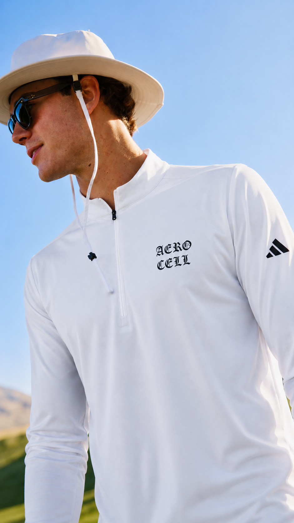 AERO CELL × Adidas® Quarter-Zip Pullover