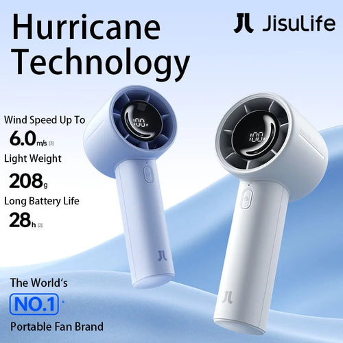 New Arrival Portable Handheld Mini Fan Life10S, 5000Mah Battery Long Lasting Power, 5 Wind Speeds, Summer Essential